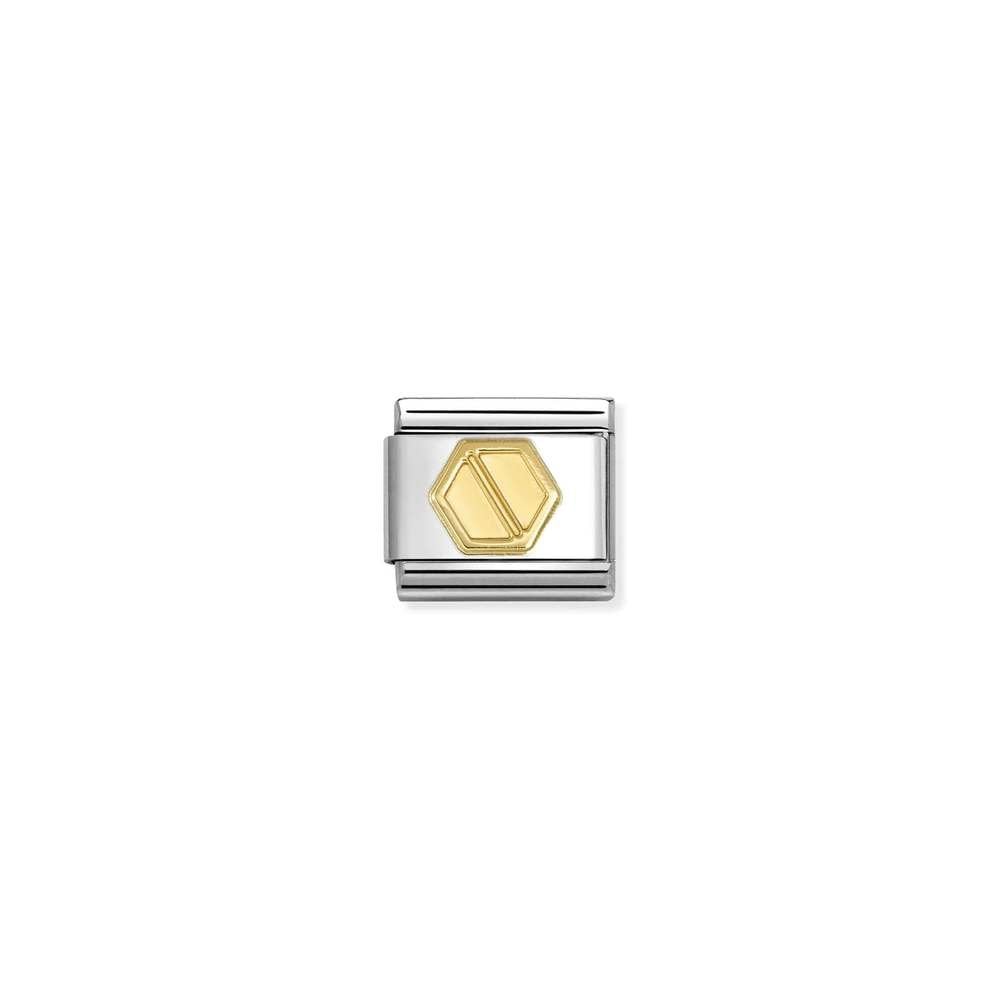 Composable Classic SYMBOLS steel and bonded yellow gold 60 Nut