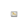 Composable Classic SYMBOLS steel and bonded yellow gold 26 Galloping Horse