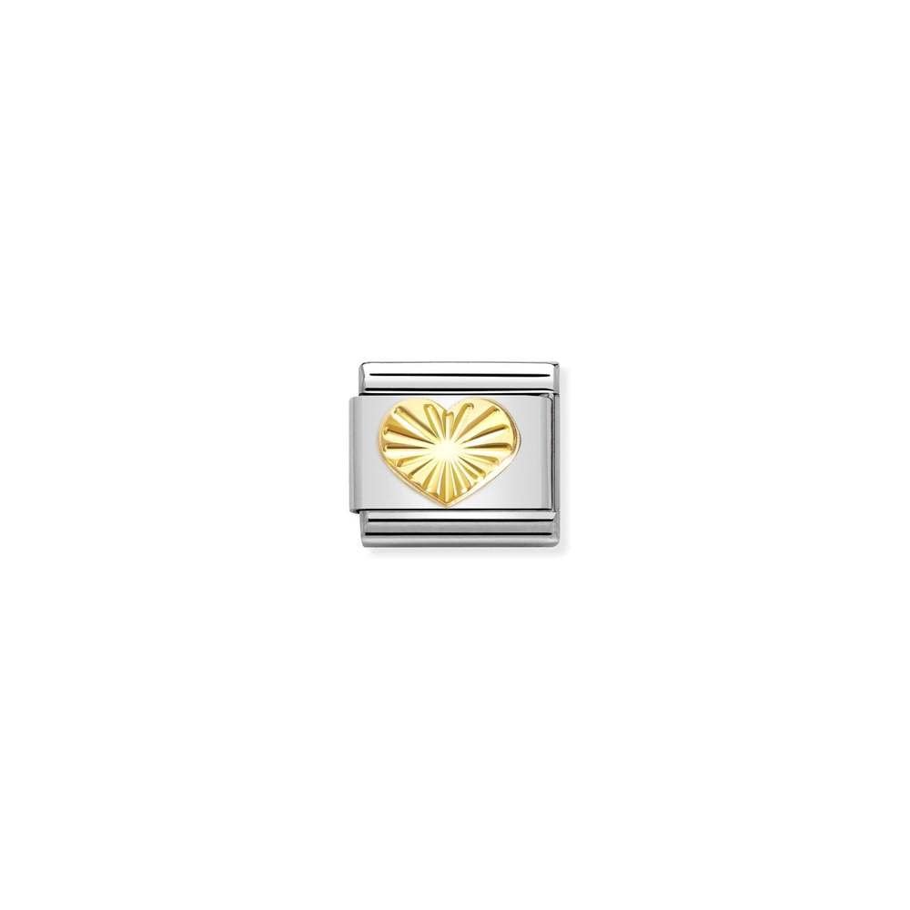 Composable Classic SYMBOLS steel and bonded yellow gold 51 Diamondcoated Heart