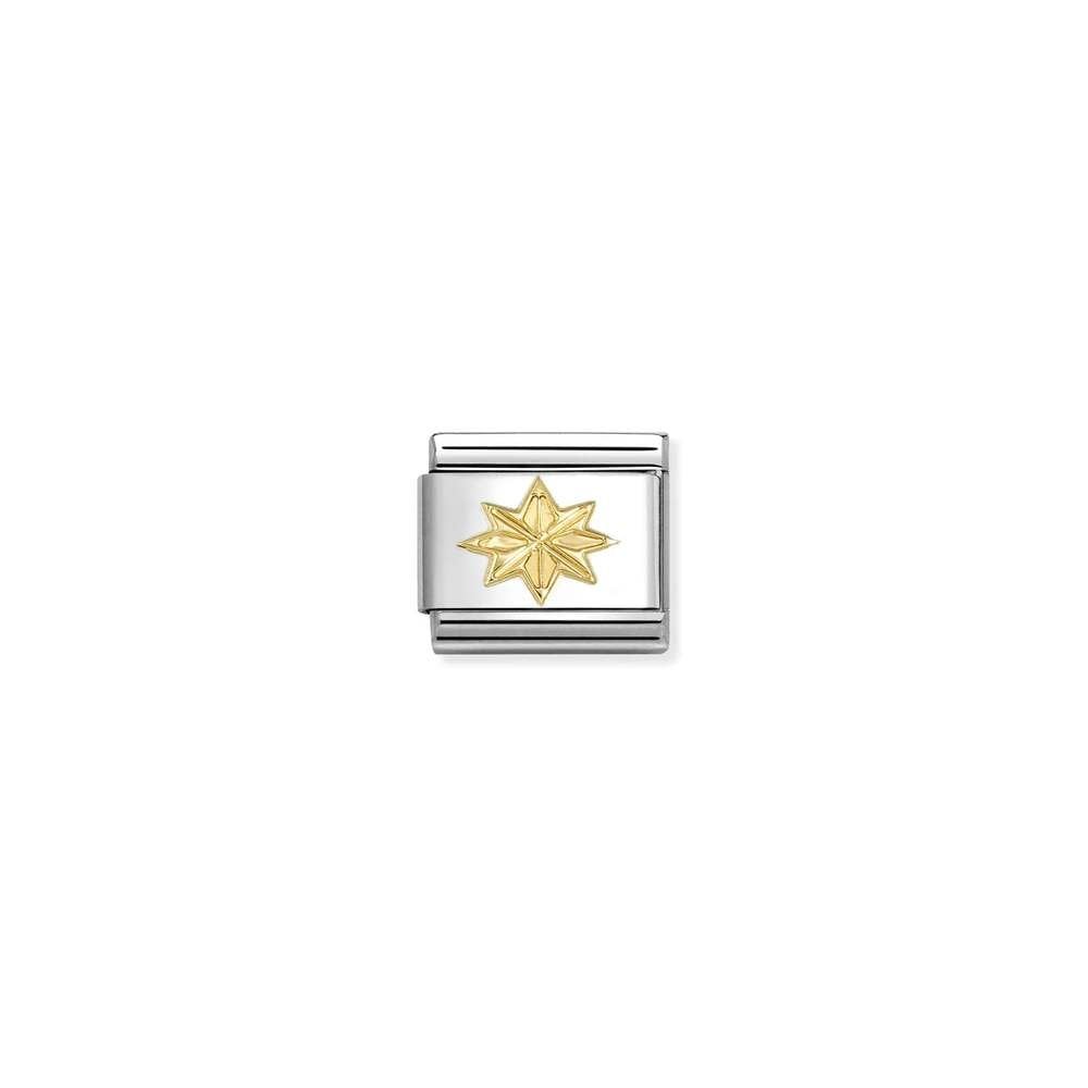 Composable Classic SYMBOLS steel and bonded yellow gold 61 Wind rose