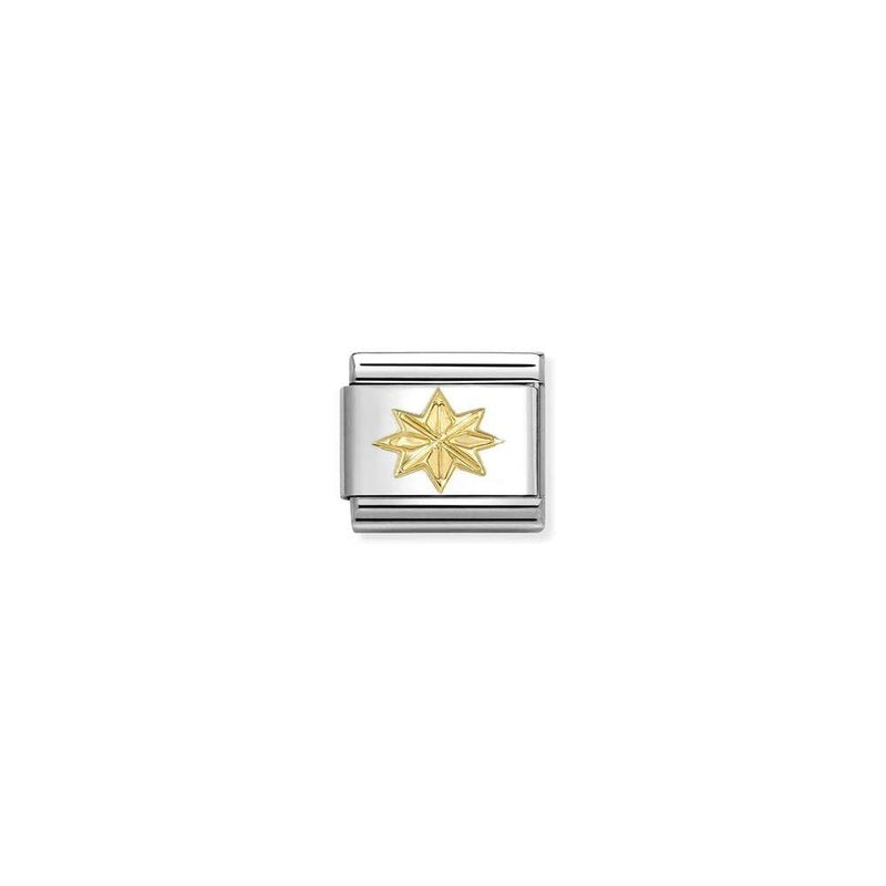 Composable Classic SYMBOLS steel and bonded yellow gold 61 Wind rose