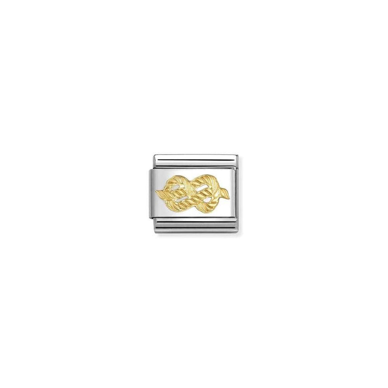 Composable Classic SYMBOLS steel and bonded yellow gold 59 Knot