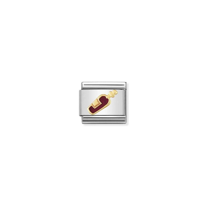 COMPOSABLE Classic DRINKS in stainless steel with enamel and bonded yellow gold 04 Red wine