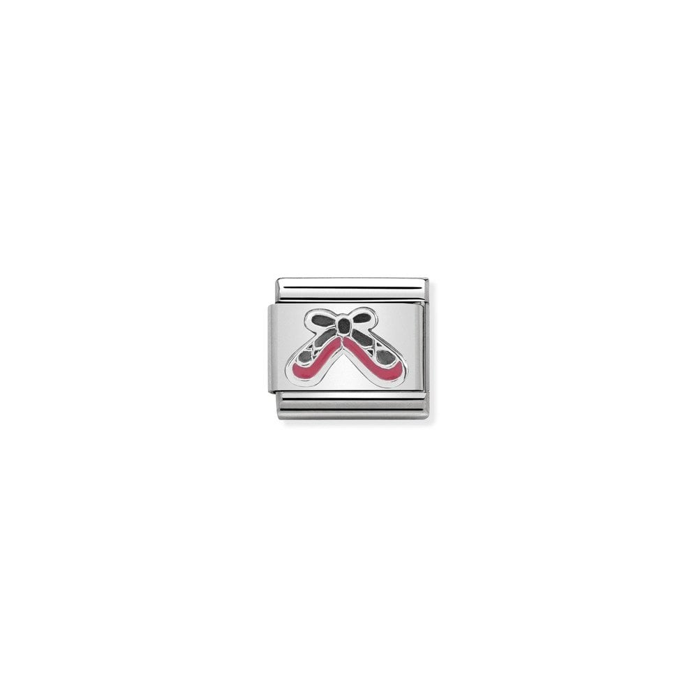 Composable Classic SYMBOLS in stainless steel , enamel and 925 sterling silver 41 Ballet shoes