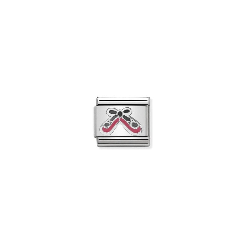 Composable Classic SYMBOLS in stainless steel , enamel and 925 sterling silver 41 Ballet shoes