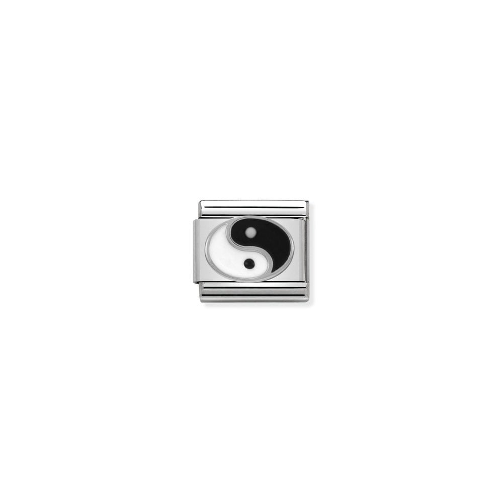 Composable Classic SYMBOLS in stainless steel , enamel and 925 sterling silver 14 Ying Yang