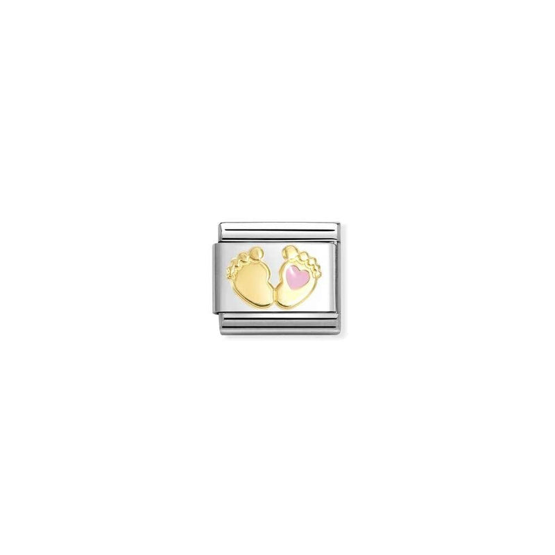 Composable Classic SYMBOLS steel, enamel and bonded yellow gold 85 Rose foot
