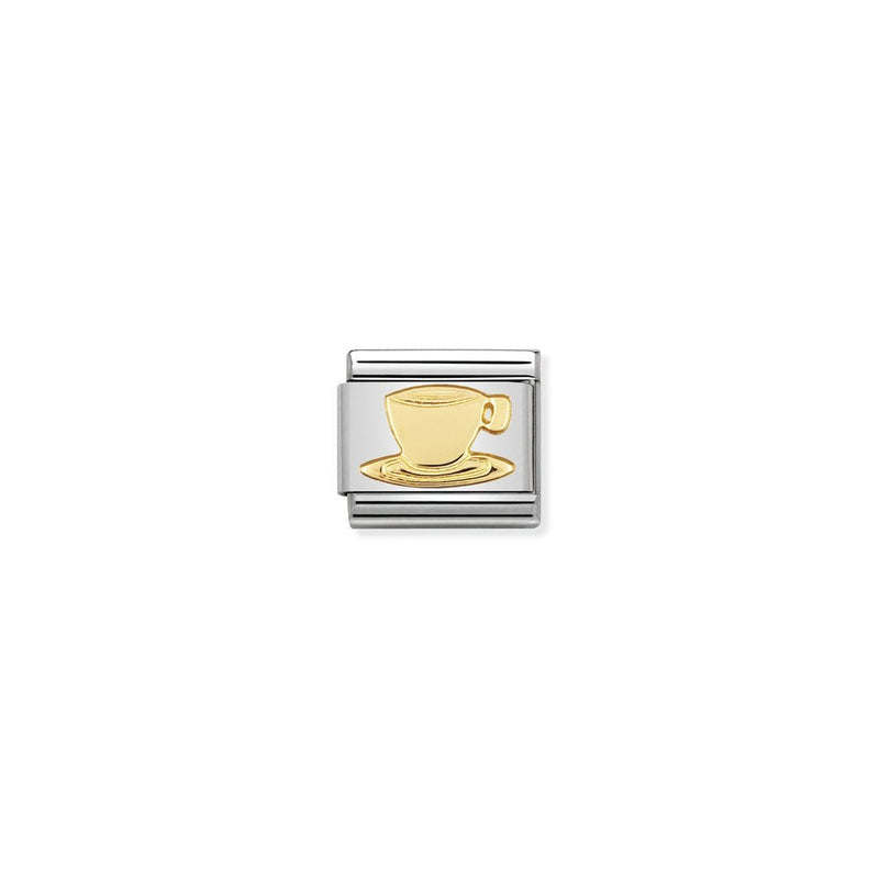 COMPOSABLE Classic DAILY LIFE in stainless steel with bonded yellow gold 05 Coffee cup