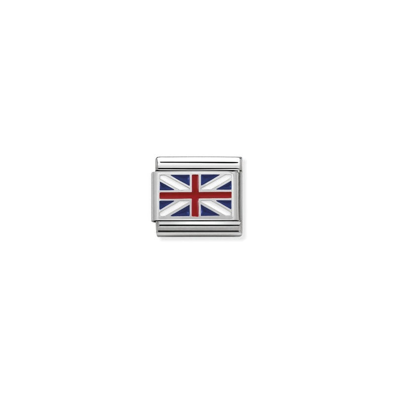 Composable Classic FLAGS in st,steel, enam,925 sterling silver 04 Great Britain