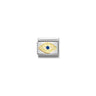 Composable Classic SYMBOLS steel, enamel and bonded yellow gold 65 Diamondcoated God Eye