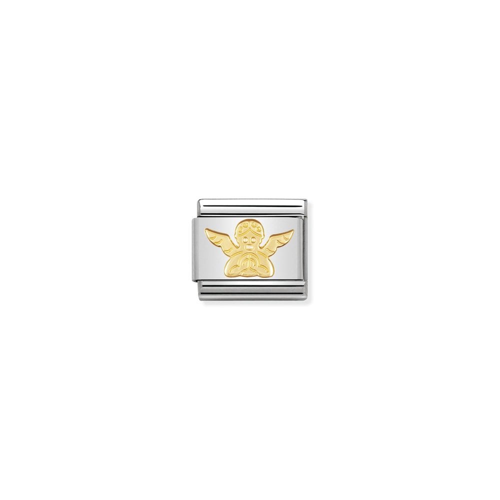 COMPOSABLE Classic RELIGIOUS in stainless steel and bonded yellow gold 04 Angel