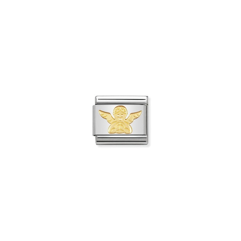 COMPOSABLE Classic RELIGIOUS in stainless steel and bonded yellow gold 04 Angel