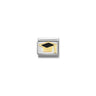 COMPOSABLE Classic BACK TO SCHOOL in stainless steel with enamel and 18k 08 Black graduate hat