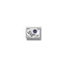 Composable Classic SYMBOLS in st,steel, 925 sterling silver and stones 09 September SAPPHIRE