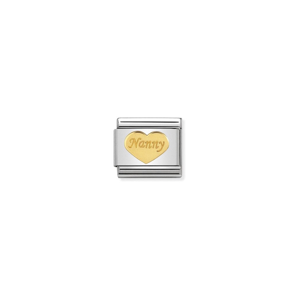 Composable Classic SYMBOLS and steel and bonded yellow gold 35 Nanny heart