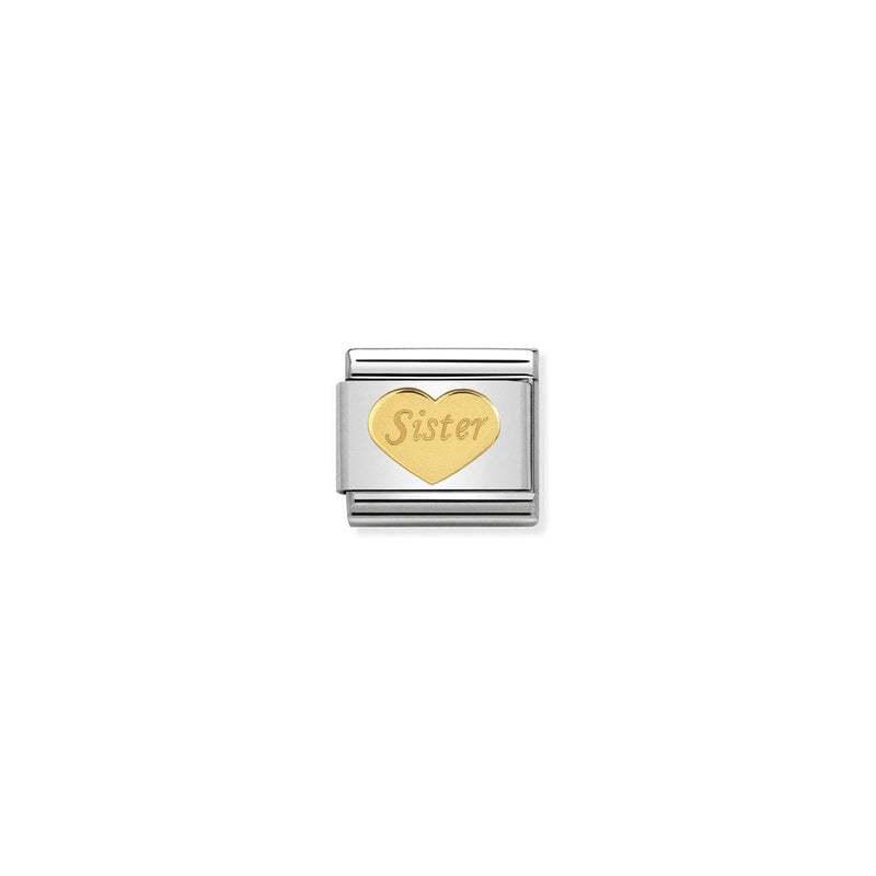 Composable Classic SYMBOLS and steel and bonded yellow gold 36 Sister heart