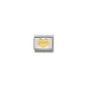 Composable Classic SYMBOLS and steel and bonded yellow gold 36 Sister heart