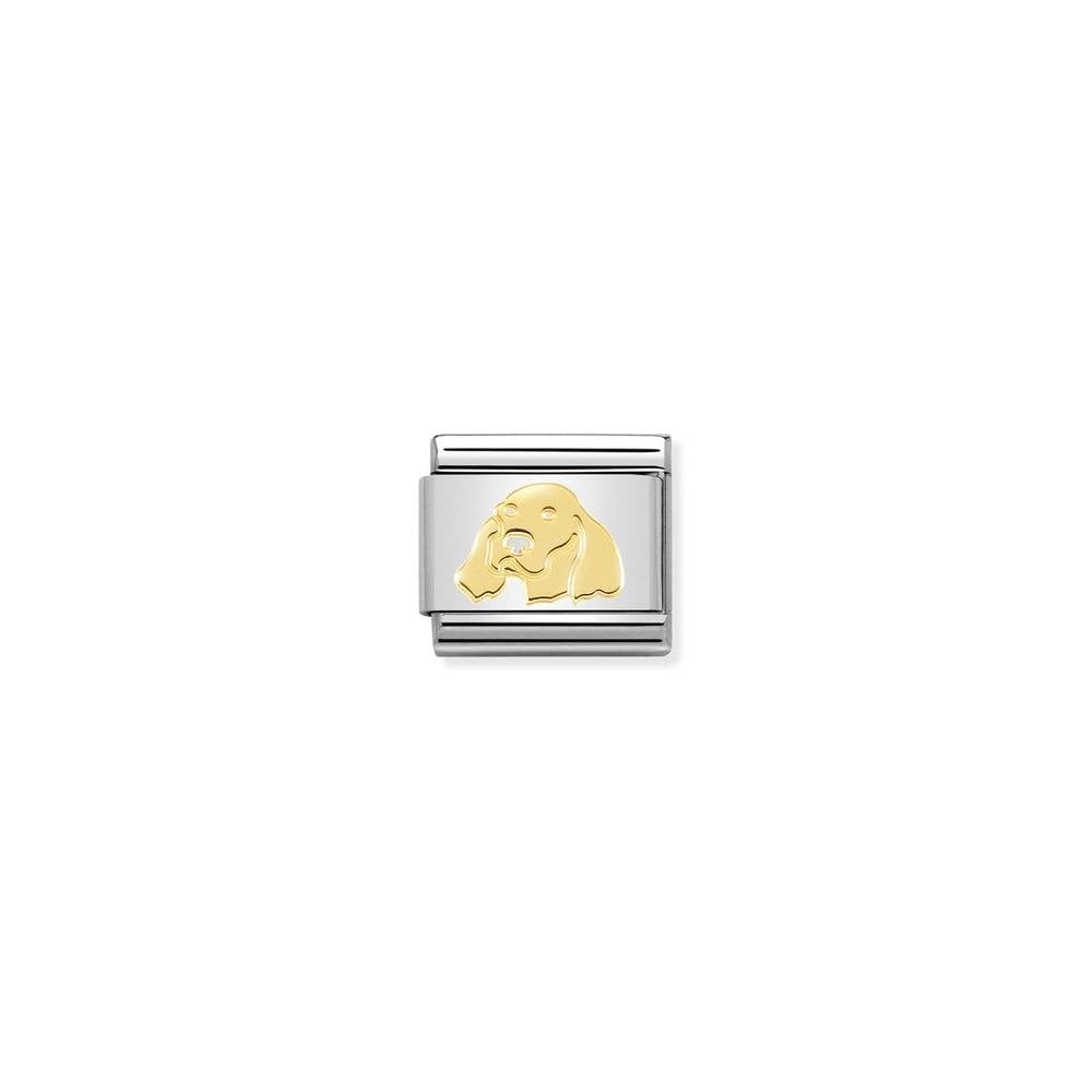 Composable Classic SYMBOLS and steel and bonded yellow gold 55 Irish Setter