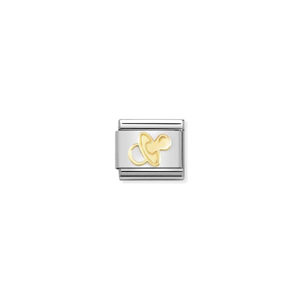 Composable Classic SYMBOLS and steel and bonded yellow gold 70 Pacifier