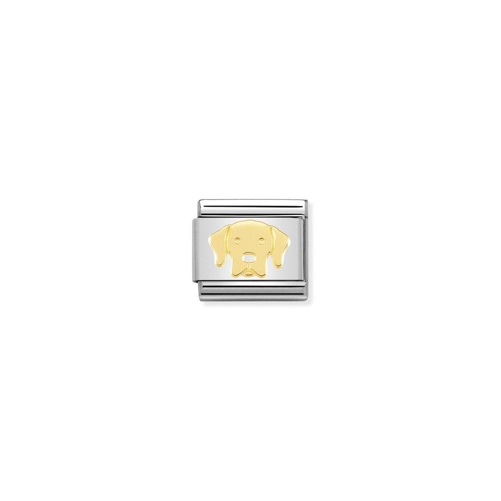 Composable Classic SYMBOLS and steel and bonded yellow gold 57 Labrador Retriever