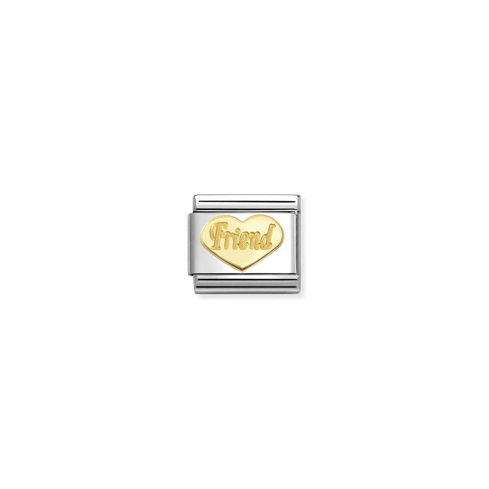 Composable Classic SYMBOLS and steel and bonded yellow gold 76 Friend Heart