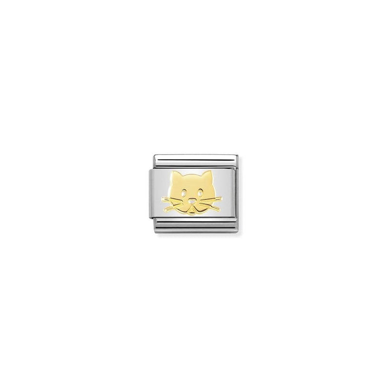 Composable Classic SYMBOLS and steel and bonded yellow gold 53 Cat Snout