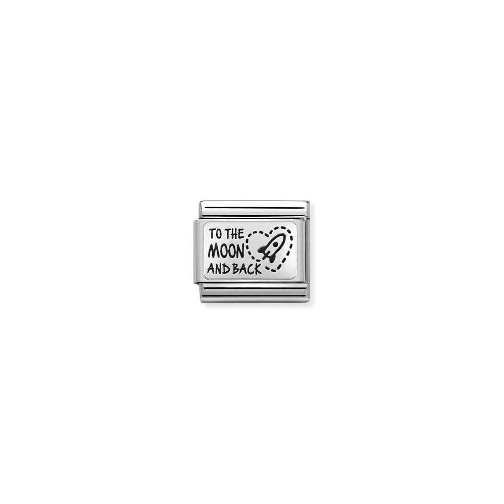 Composable Classic PLATES IC steel and 925 sterling silver 39 To the moon and back