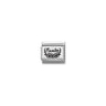 Composable Classic PLATES IC steel and 925 sterling silver 33 Family FLOWERS