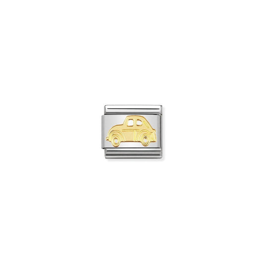 Nomination Car 18ct Gold and Stainless Steel Composable Charm