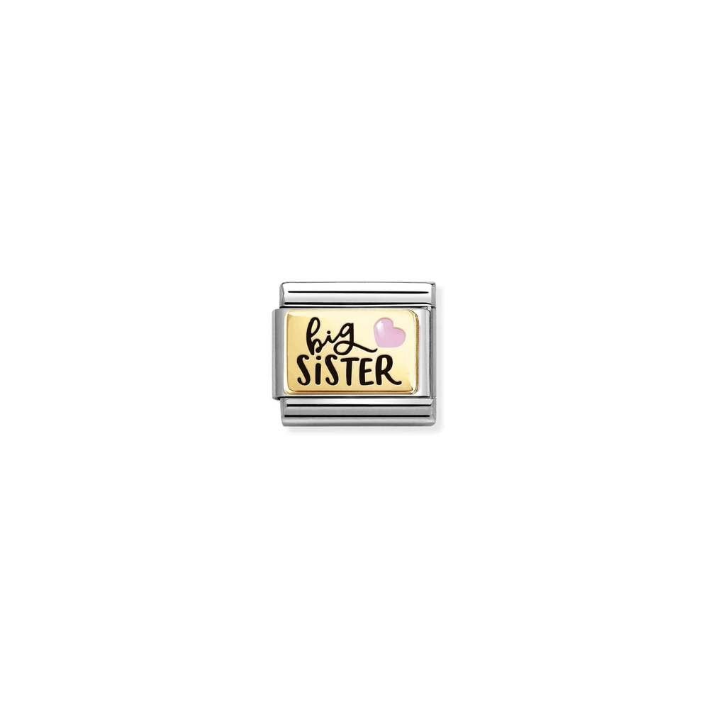 Composable Classic PLATES IC in steel, enamel and bonded yellow gold 05 Big Sister