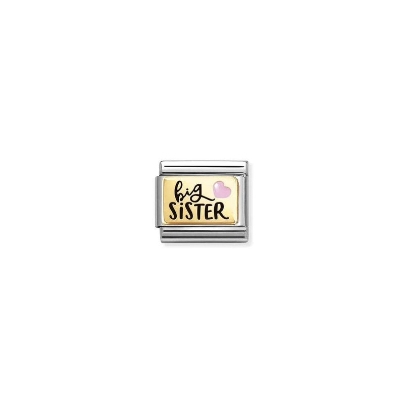 Composable Classic PLATES IC in steel, enamel and bonded yellow gold 05 Big Sister