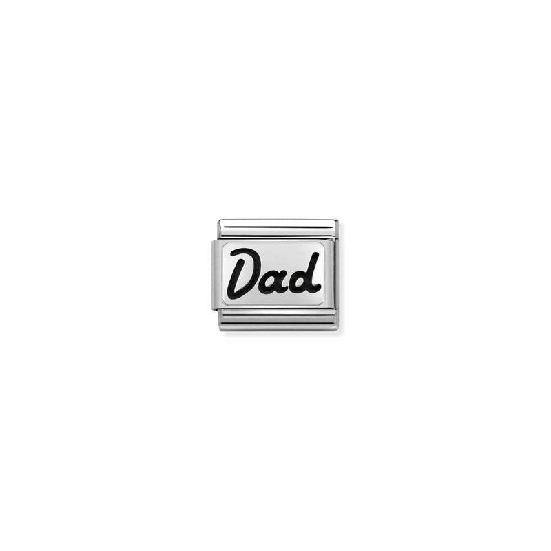 Composable Classic PLATES OXIDIZED steel and 925 sterling silver 33 DAD