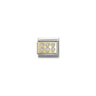 Composable Classic GLITTER PLATES in steel, enamel and bonded yellow gold 08 SILVER hearts online