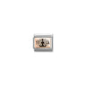 Composable Classic PLATES IC steel and 9k rose gold 31 Yoga meditation