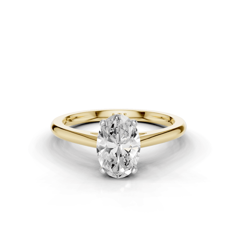 Bluebell Oval Cut Diamond Solitaire Ring