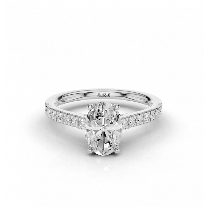 Daffodil Oval Cut Diamond Ring