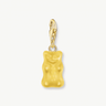 Gold-Plated Charm Pendant Goldbears in Yellow