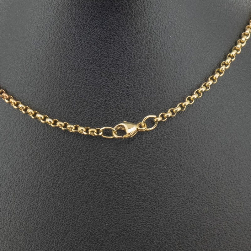 9ct Yellow Gold 28 Inch Fine Belcher Chain Necklace 11.6g