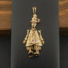 9ct Yellow Gold Clown Pendant 9.4g