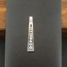 9ct White Gold Cubic Zirconia Pendant 1.5g