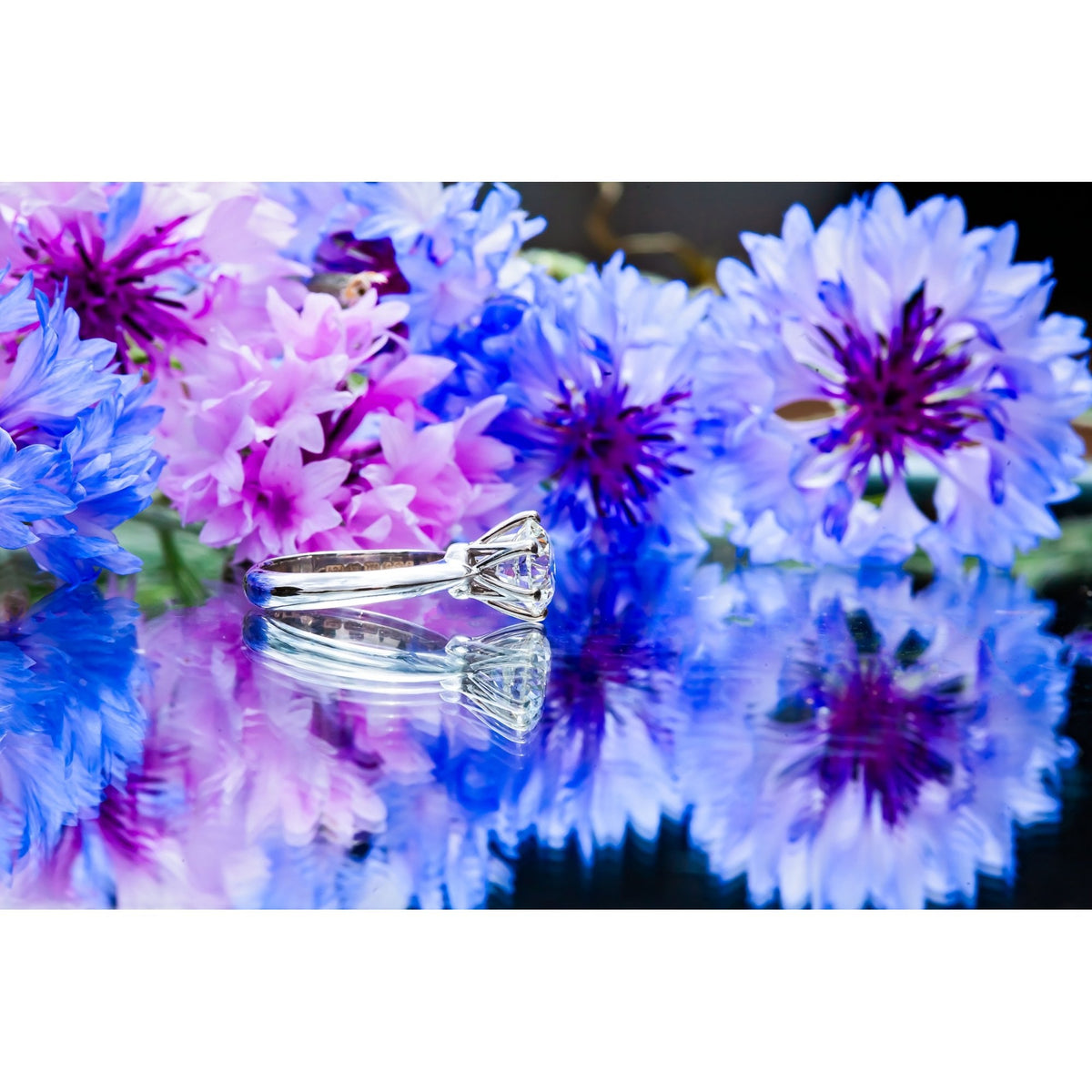 18ct White Gold 2.01ct F/VVS2 Diamond Solitaire Ring Size I Certificated