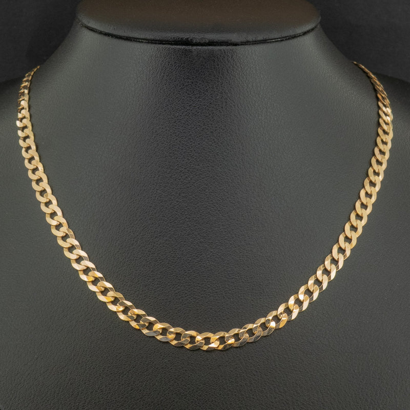 9ct Yellow Gold 19 Inch Curb Chain Necklace 9.7g