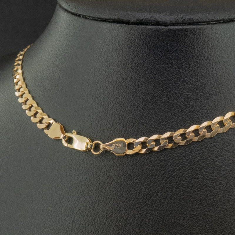 9ct Yellow Gold 19 Inch Curb Chain Necklace 9.7g