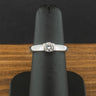 18ct White Gold 0.25ct Diamond Ring Size J 3.4g
