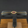 9ct Yellow Gold 0.23ct Ruby and 0.06ct Diamond Eye Adjustable Bracelet