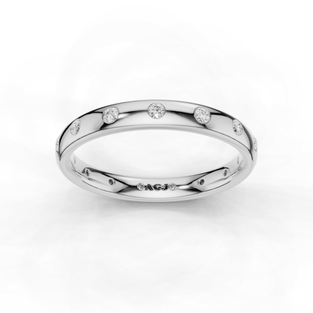 Flush Set Diamond Eternity Ring