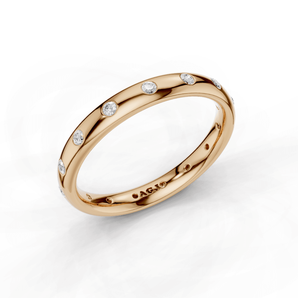 Flush Set Diamond Eternity Ring
