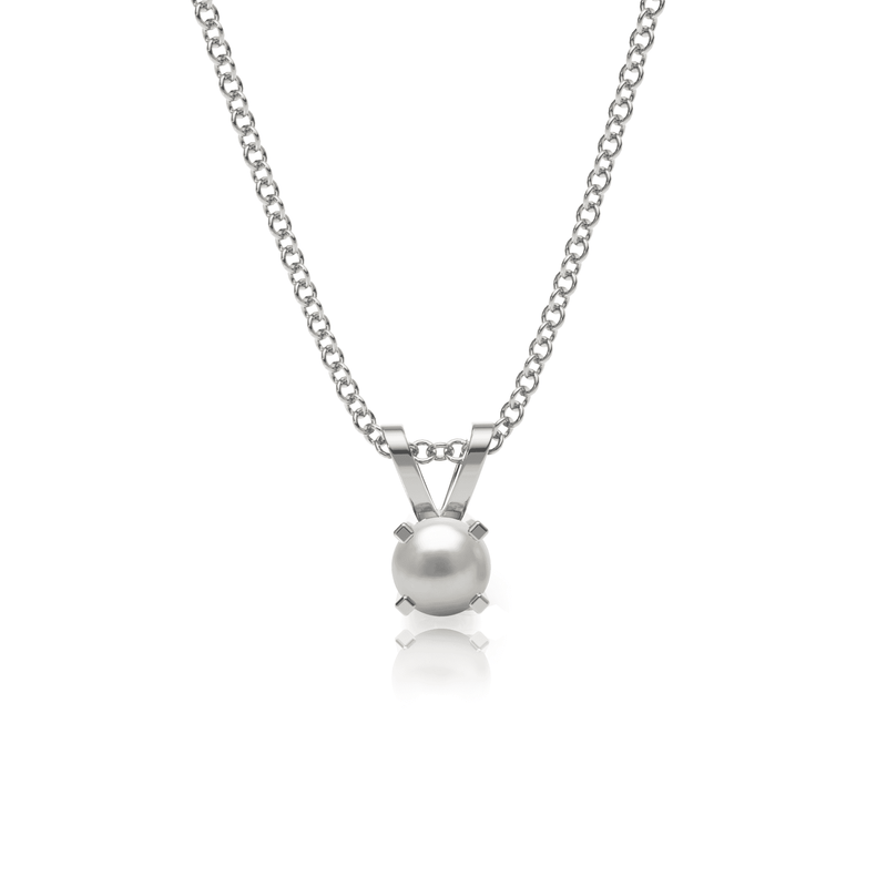 9ct Gold Pearl Pendant Necklace