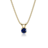 9ct Gold Sapphire Pendant Necklace