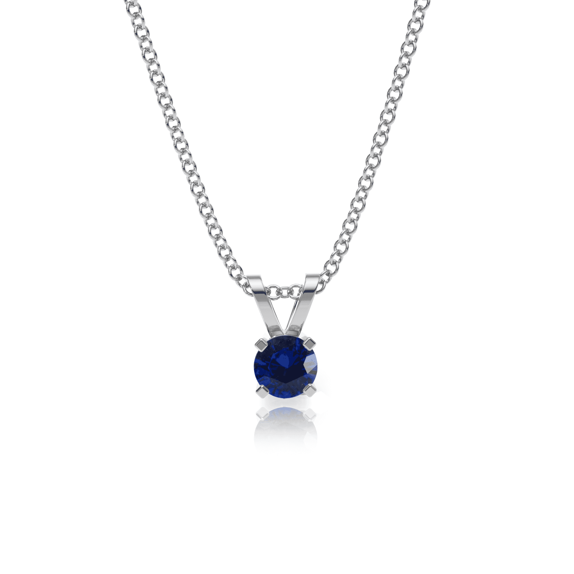 9ct Gold Sapphire Pendant Necklace